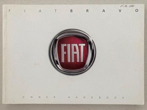 Fiat bravo car owners manual - fiat,
