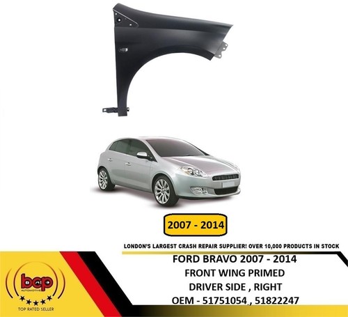 Fiat bravo 2007 front wing - 2007, on